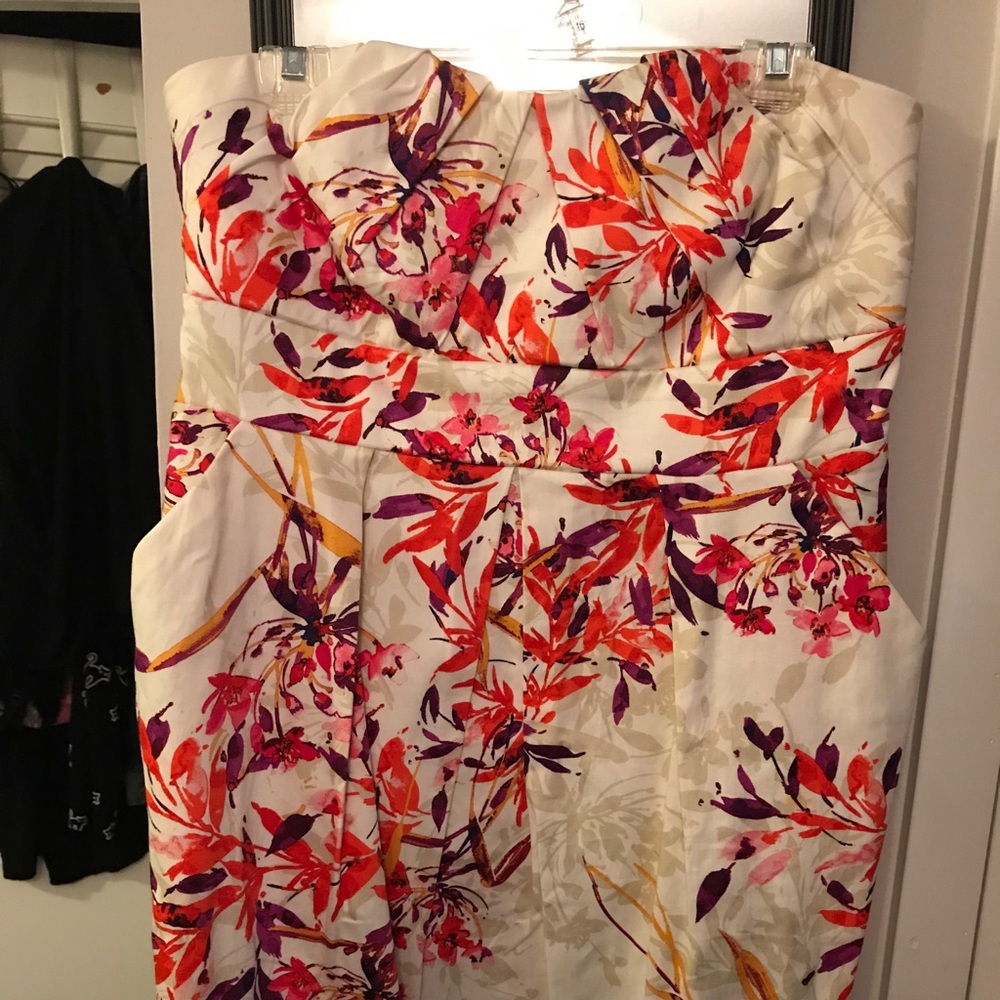 Torrid Size 16 Floral Tie Back Dress